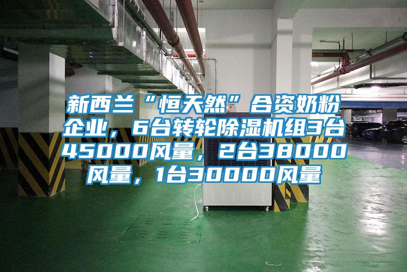 新西蘭“恒天然”合資奶粉企業，6臺轉輪除濕機組3臺45000風量，2臺38000風量，1臺30000風量