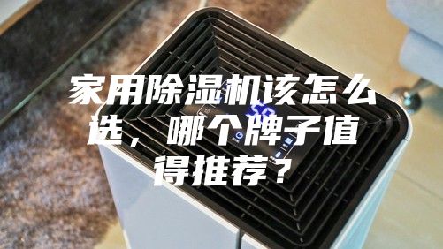 家用除濕機該怎么選，哪個牌子值得推薦？