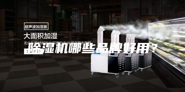 除濕機哪些品牌好用？