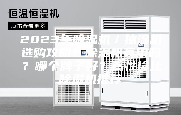 2023年除濕機／抽濕機選購攻略！除濕機有用嗎？哪個牌子好？高性價比除濕機推薦
