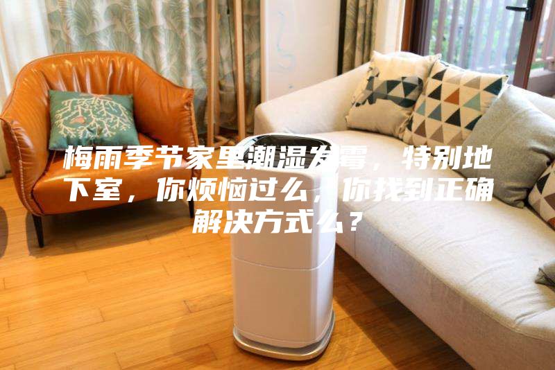梅雨季節家里潮濕發霉，特別地下室，你煩惱過么，你找到正確解決方式么？